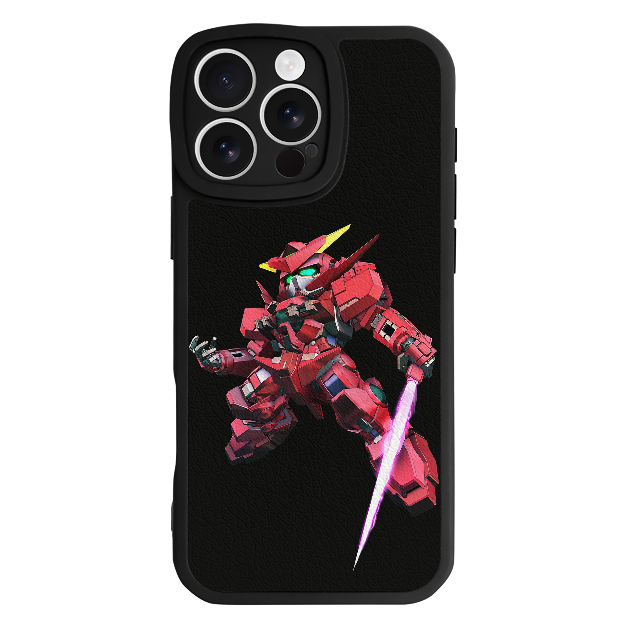 （画像用） 機動戦士ガンダム Mobile Suit Gundam 【iPhone 16シリーズ対応】シリコンスマホケース（レザー調） 材質：シリコン